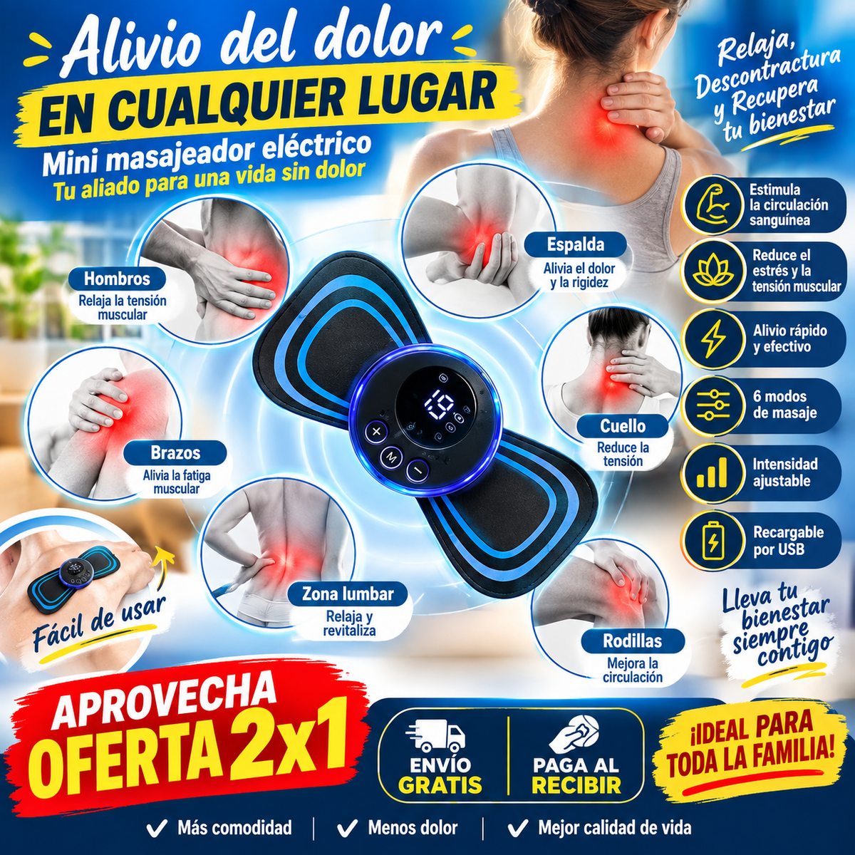 MassageFit - Relaja tu espalda donde sea
