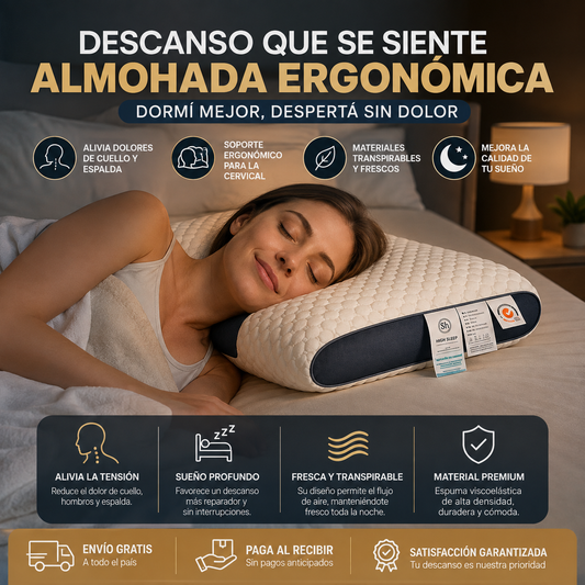 ALMOHADA ERGONÓMICA ORTOPEDICA PACK2