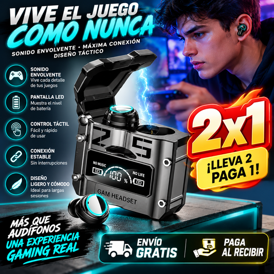 Auriculares Orbyx T25 - Sonido y estilo para jugar y entrena M25