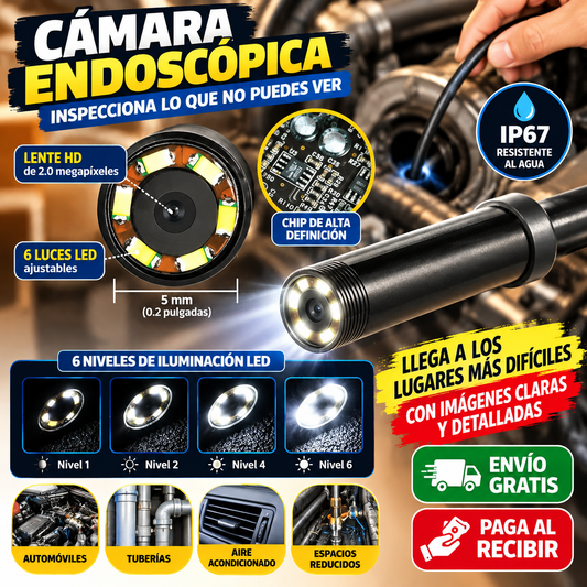 Camara Endoscopio Digital para Smartphone