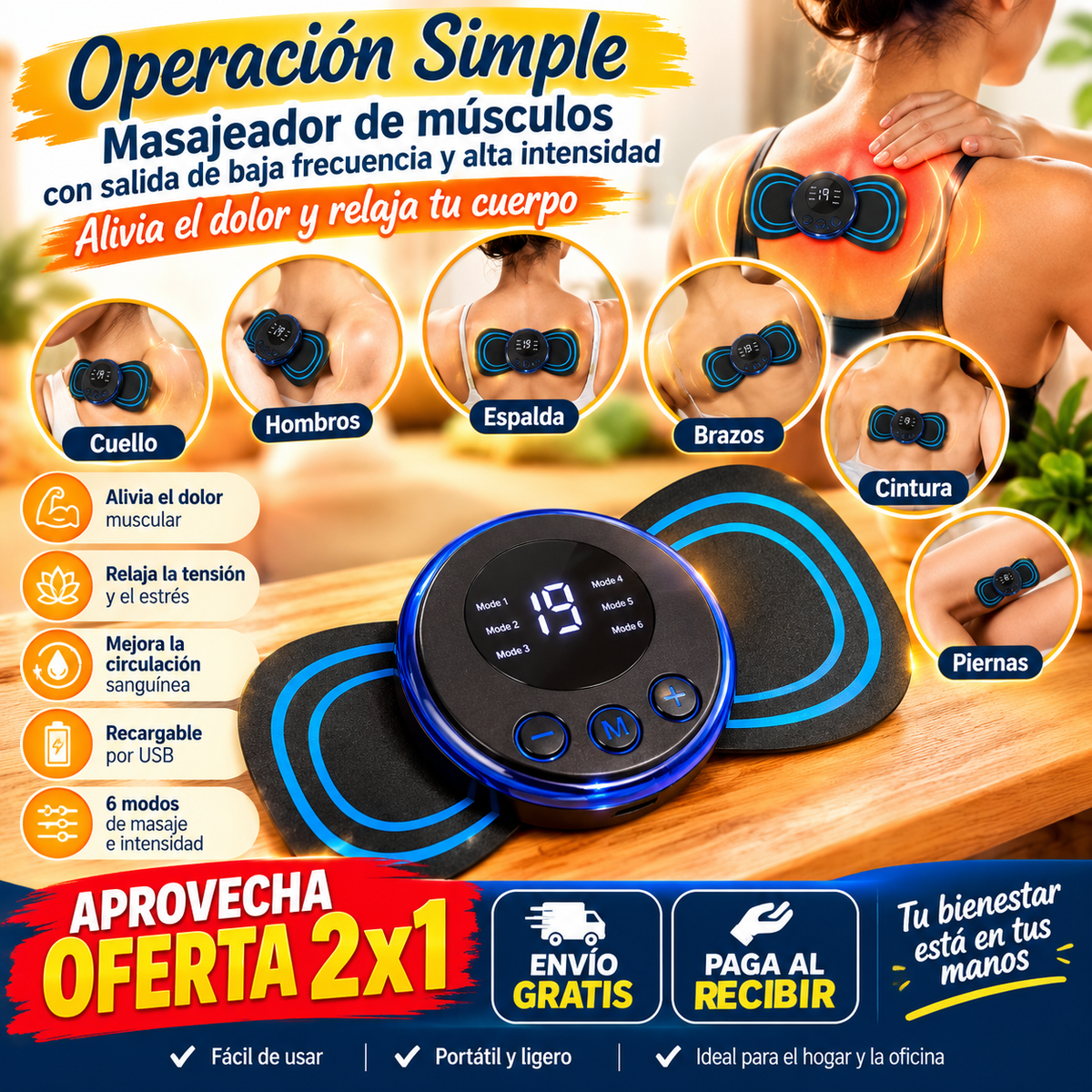 MassageFit - Relaja tu espalda donde sea