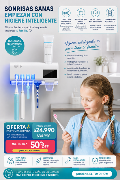 Soporte Esterilizador Cepillo de Dientes