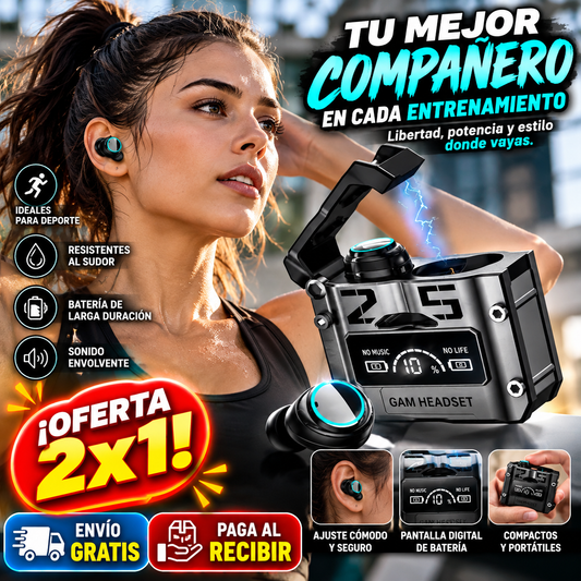 Auriculares Orbyx T25 - Sonido y estilo para jugar y entrena M25